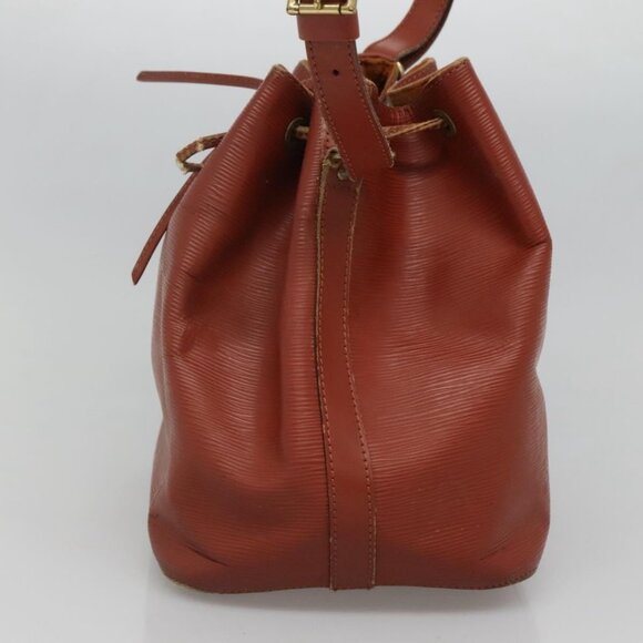 LOUIS VUITTON Epi Petit Noe Shoulder Bag Brown M44103 LV Auth BA3501 - Picture 4 of 16